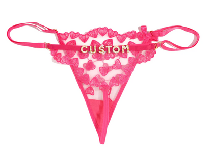 Valentine Custom Thong