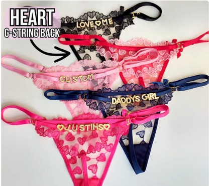 Valentine Custom Thong